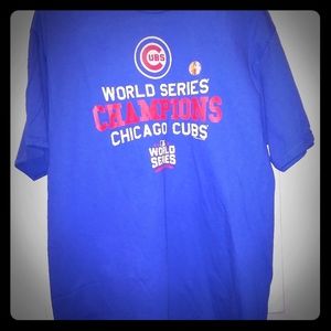 Chicago Cubs World Championship T-Shirt Size Large